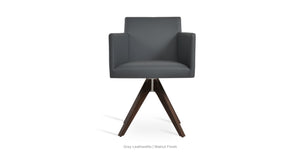 Harput Pyramid Swivel Chair - comfortable seating for dining and office spaces | Image 15 | InSTYLE Home & Rugs