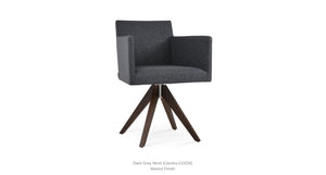 Harput Pyramid Swivel Chair - comfortable seating for dining and office spaces | Image 19 | InSTYLE Home & Rugs