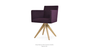 Harput Pyramid Swivel Chair - comfortable seating for dining and office spaces | Image 23 | InSTYLE Home & Rugs