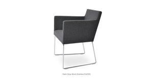 Harput Sled Wire Chair - comfortable seating for dining and office spaces | Image 30 | InSTYLE Home & Rugs