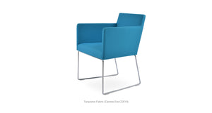 Harput Sled Wire Chair - comfortable seating for dining and office spaces | Image 37 | InSTYLE Home & Rugs