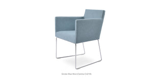 Harput Sled Wire Chair - comfortable seating for dining and office spaces | Image 38 | InSTYLE Home & Rugs