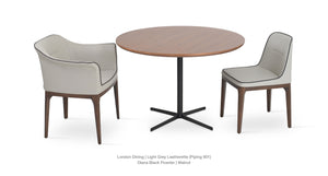 London Armchair - upholstered armchair with padded comfort | Image 21 | InSTYLE Home & Rugs