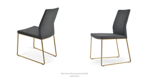 Pasha Sled Chair - elegant seating for dining areas | Image 93 | InSTYLE Home & Rugs