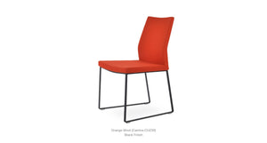 Pasha Sled Chair - elegant seating for dining areas | Image 88 | InSTYLE Home & Rugs