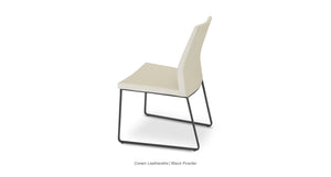 Pasha Sled Chair - elegant seating for dining areas | Image 110 | InSTYLE Home & Rugs