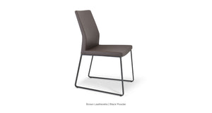 Pasha Sled Chair - elegant seating for dining areas | Image 115 | InSTYLE Home & Rugs