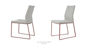 Pasha Sled Chair - elegant seating for dining areas | Image 127 | InSTYLE Home & Rugs