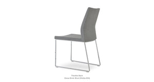 Pasha Sled Chair - elegant seating for dining areas | Image 133 | InSTYLE Home & Rugs