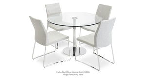 Pasha Sled Chair - elegant seating for dining areas | Image 146 | InSTYLE Home & Rugs