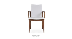 Pasha Wood Armchair - upholstered armchair with padded comfort | Image 27 | InSTYLE Home & Rugs