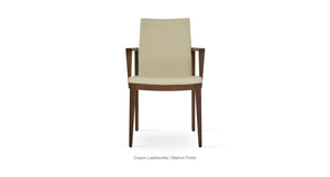 Pasha Wood Armchair - upholstered armchair with padded comfort | Image 30 | InSTYLE Home & Rugs