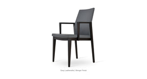 Pasha Wood Armchair - upholstered armchair with padded comfort | Image 34 | InSTYLE Home & Rugs