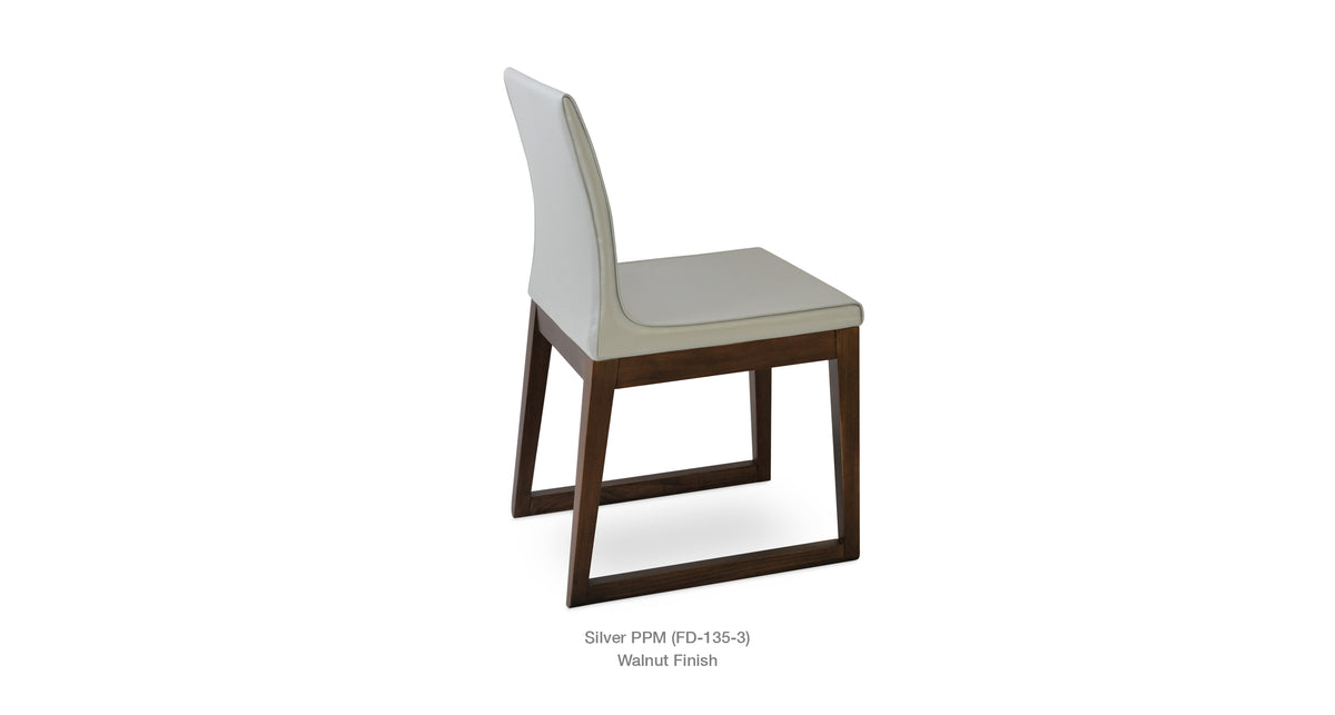 Polo Sled Wood Chair - durable construction for long-lasting use | Image 1 | InSTYLE Home & Rugs