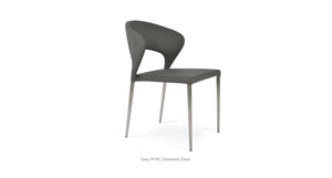 Prada Metal Chair - comfortable seating for dining and office spaces | Image 2 | InSTYLE Home & Rugs