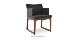 Soho Sled Wood Chair - comfortable seating for dining and office spaces | Image 5 | InSTYLE Home & Rugs