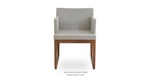 Soho Sled Wood Chair - comfortable seating for dining and office spaces | Image 2 | InSTYLE Home & Rugs