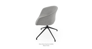 Tribeca Spider Swivel Chair - comfortable seating for dining and office spaces | Image 5 | InSTYLE Home & Rugs