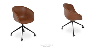 Tribeca Spider Swivel Chair - comfortable seating for dining and office spaces | Image 17 | InSTYLE Home & Rugs