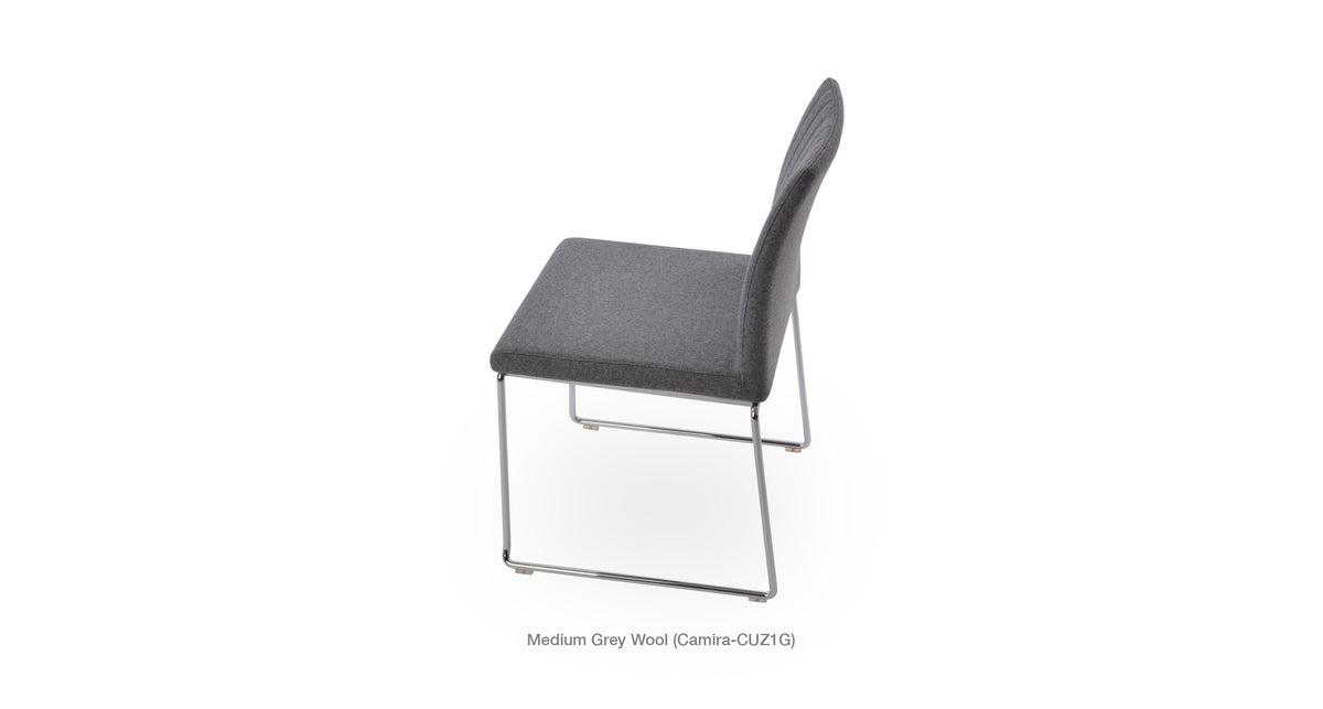 Zeyno Stackable Chair - comfortable seating for dining and office spaces | Image 3 | InSTYLE Home & Rugs