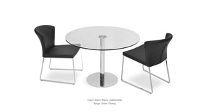Tango Glass Dining Table - comfortable dining experience | Image 15 | InSTYLE Home & Rugs