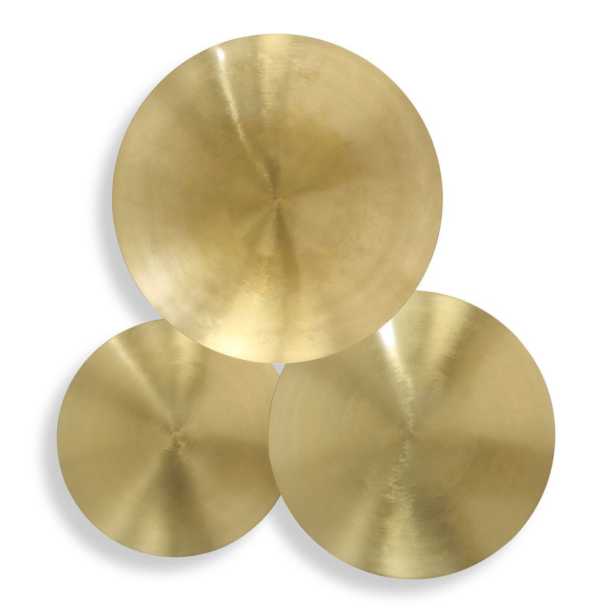 Cymbalic Metal Wall Decor, S/3 - find the perfect pieces to complement your interior design | Image 1 | InSTYLE Home & Rugs