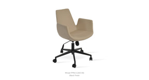 Eiffel Arm Office Chair - comfortable seating for dining and office spaces | Image 28 | InSTYLE Home & Rugs