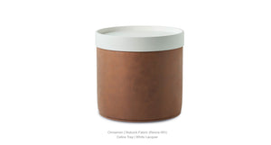 Celine Pouf B - versatile pouf for extra seating or as a footrest | Image 4 | InSTYLE Home & Rugs