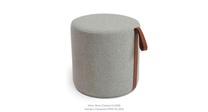 Celine Pouf With Handle - modern pouf in vibrant colors for a pop of style | Image 3 | InSTYLE Home & Rugs