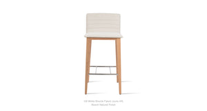 Corona Wood Full UPH Stools - available in various heights | Image 2 | InSTYLE Home & Rugs