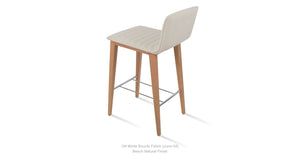 Corona Wood Full UPH Stools - available in various heights | Image 3 | InSTYLE Home & Rugs