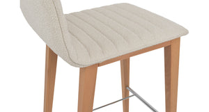 Corona Wood Full UPH Stools - available in various heights | Image 4 | InSTYLE Home & Rugs