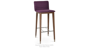 Corona Wood Full UPH Stools - available in various heights | Image 8 | InSTYLE Home & Rugs
