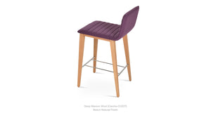 Corona Wood Full UPH Stools - available in various heights | Image 12 | InSTYLE Home & Rugs