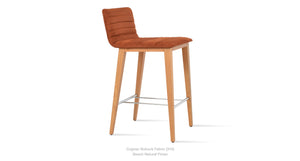 Corona Wood Full UPH Stools - available in various heights | Image 17 | InSTYLE Home & Rugs
