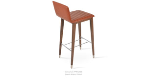 Corona Wood Full UPH Stools - available in various heights | Image 32 | InSTYLE Home & Rugs