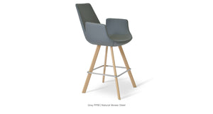 Eiffel Arm Sword Stools - available in various heights | Image 7 | InSTYLE Home & Rugs