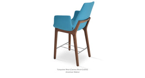 Eiffel Arm HB Wood Stools - compact and stylish design | Image 15 | InSTYLE Home & Rugs