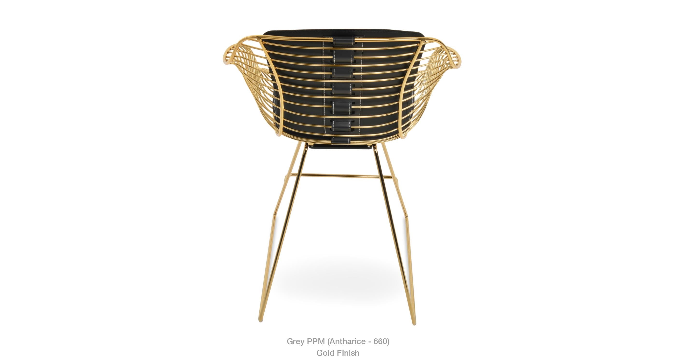 Zebra Wire Stools - available in various heights | Image 2 | InSTYLE Home & Rugs