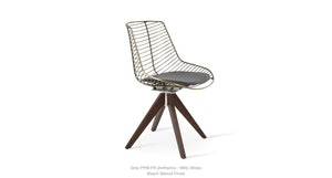 Tiger Pyramid Swivel Chair - comfortable seating for dining and office spaces | Image 3 | InSTYLE Home & Rugs
