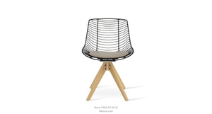Tiger Pyramid Swivel Chair - comfortable seating for dining and office spaces | Image 5 | InSTYLE Home & Rugs