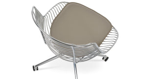 Tiger Spider Swivel Chair - comfortable seating for dining and office spaces | Image 3 | InSTYLE Home & Rugs