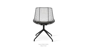 Tiger Spider Swivel Chair - comfortable seating for dining and office spaces | Image 4 | InSTYLE Home & Rugs