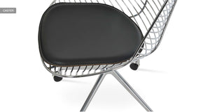 Tiger Spider Swivel Chair - comfortable seating for dining and office spaces | Image 7 | InSTYLE Home & Rugs