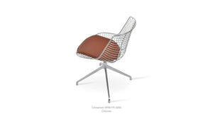 Tiger Spider Swivel Chair - comfortable seating for dining and office spaces | Image 9 | InSTYLE Home & Rugs