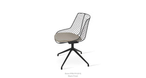 Tiger Spider Swivel Chair - comfortable seating for dining and office spaces | Image 10 | InSTYLE Home & Rugs