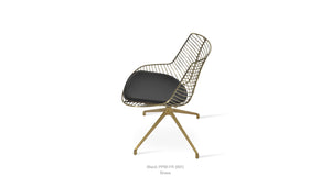 Tiger Spider Swivel Chair - comfortable seating for dining and office spaces | Image 17 | InSTYLE Home & Rugs