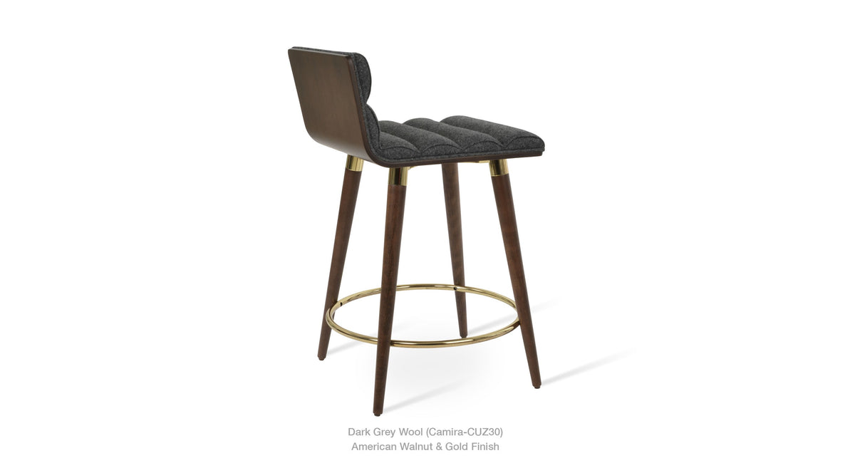 Corona DR Wood Comfort Stools - available in various heights | Image 2 | InSTYLE Home & Rugs