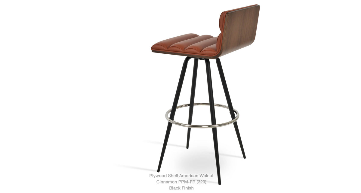Corona Max Swivel Comfort Stools - compact and stylish design | Image 1 | InSTYLE Home & Rugs