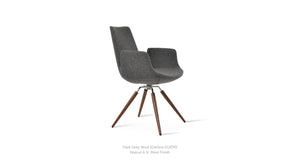 Eiffel Arm Carrot Swivel Chair - variety of styles from classic to contemporary | Image 13 | InSTYLE Home & Rugs